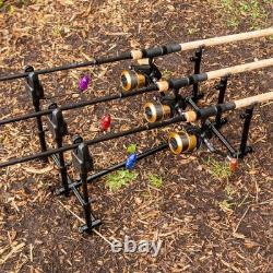 Trépied de pêche à la carpe Quest Trilogy Pod Bank Sticks avec sac de transport zippé