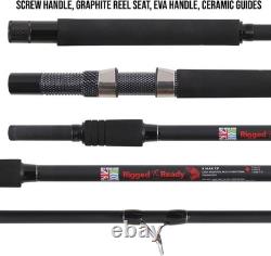 X MAX C-P Canne à Prédateur Carpe 9in1 Multi-Longueur 9'/8'/7'3 4 Poids de Lancer